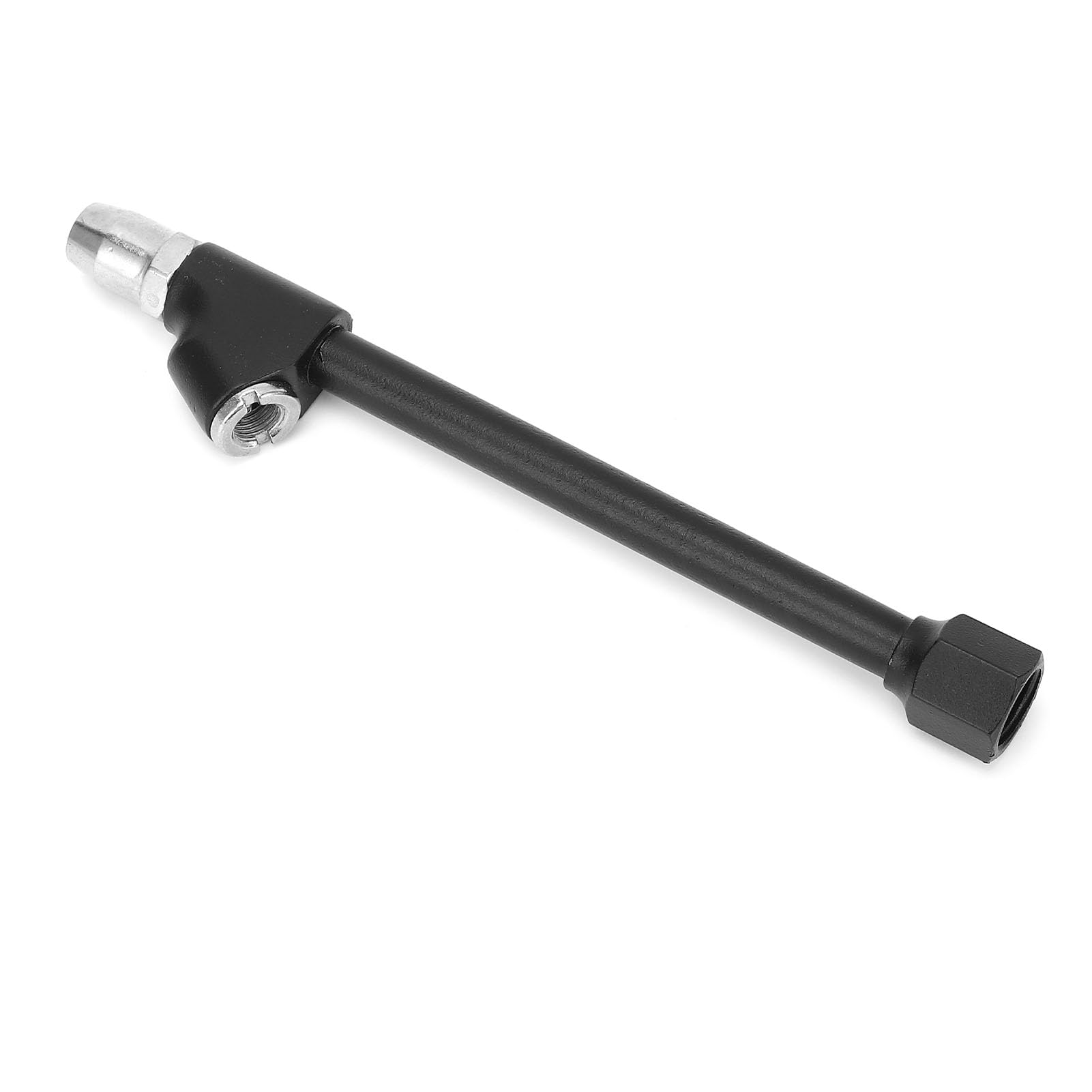 Mandrino ad aria a doppia testa di ricambio per impieghi gravosi, portata estesa, connessione a 2 vie con angolo flessibile per camion, moto, auto, pneumatici, gonfiaggio, tubo di