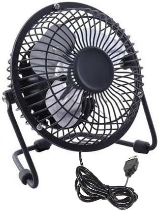 Metal USB Fan - Black