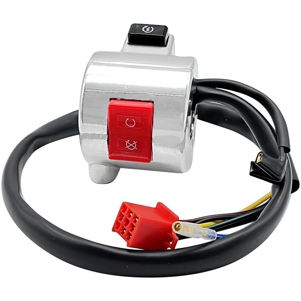 Interruttore manubrio destro per Honda Shadow ACE 750 VT750 VT750C VT750CD 1998-2003 Avviamento Arresto Spegnimento Pulsante