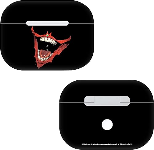 Head Case Designs Calcomanía de vinilo con licencia oficial de The Joker DC Comics Laugh Bat Logo Character Art compatible con AirPods Pro