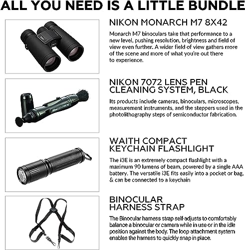 Binocular Nikon Monarch M7 8x42 con Kit Accesorios miniatura 2