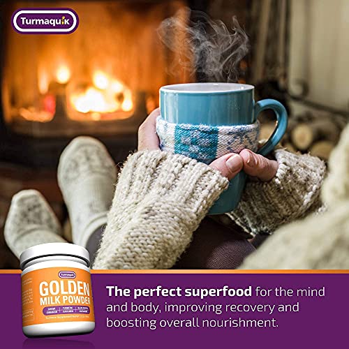 Turmaquik Golden Milk Powder + Super Sleep Moon Milk (90 Servings) Bundle - Organic Turmeric Mixes With Ginger, Black Pepper, Curcumin, Cinnamon, Cardamom, Melatonin, Valerian, Chamomile, Lemon Balm #TOP3