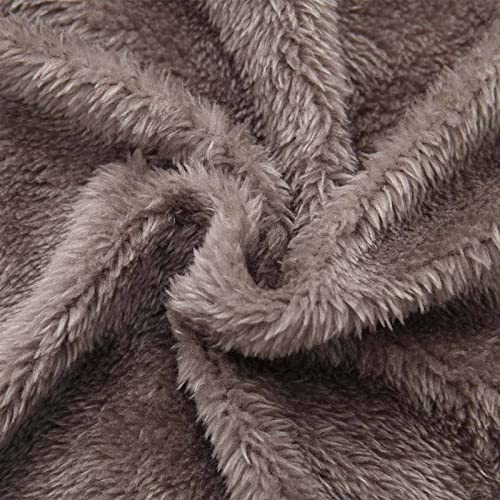 Kids Fleece Lined Puffer Jacket Bear Ears Hooded Winter Down Coat Zip Up Thickened Outerwear with Pockets 2-8 Years4