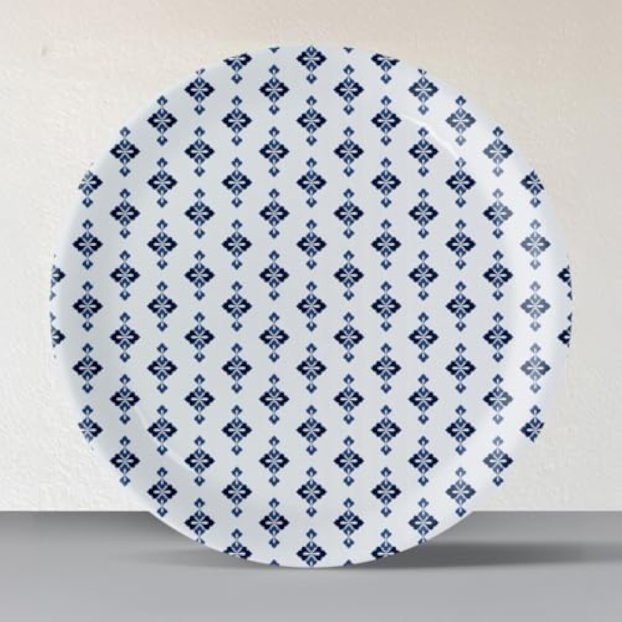 Abstract Geometry Decorative Porcelain Wall Plate