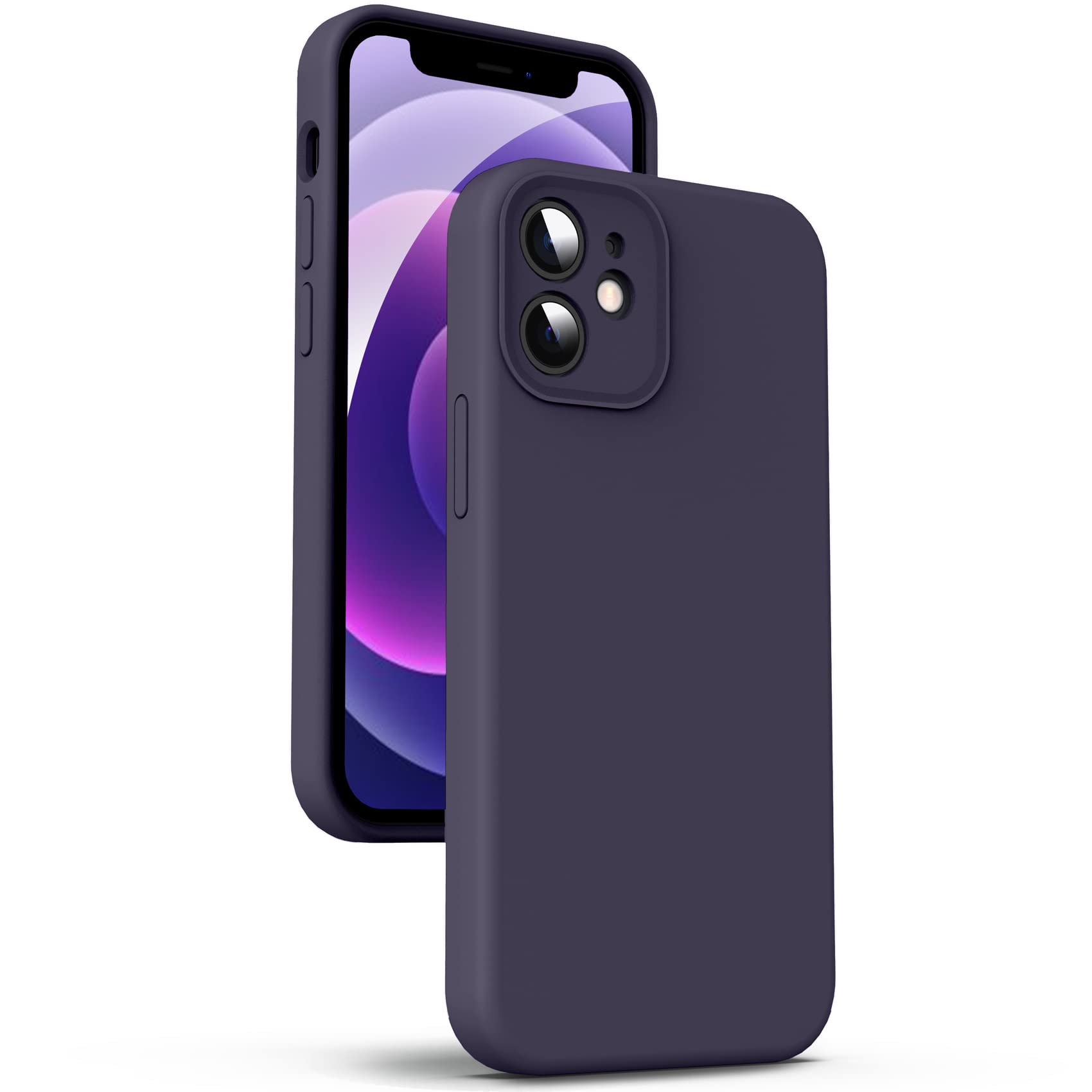 Amazon.co.jp: Supdeal 液体シリコンケース対応 iPhone 12 Mini、[真の