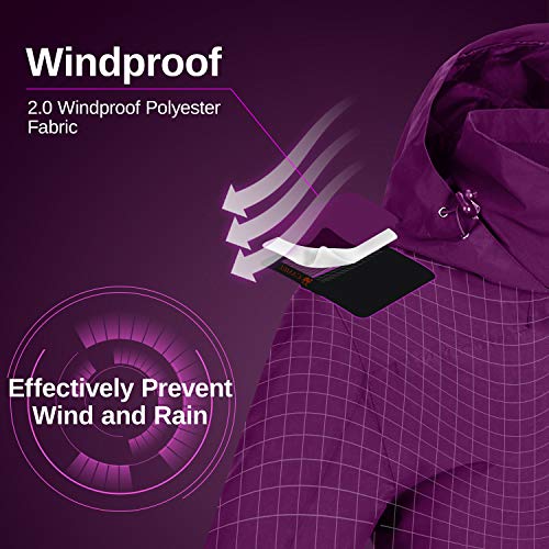 Camelsports Women’s Lightweight Softshell Jacket Waterproof Raincoat Windproof Windbreaker #TOP3