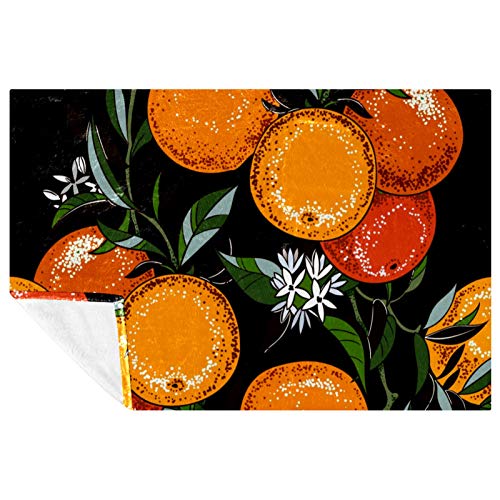 Couverture douce Ripe Oranges pour des soir&eacute;es cocooning au canap&eacute; - 2