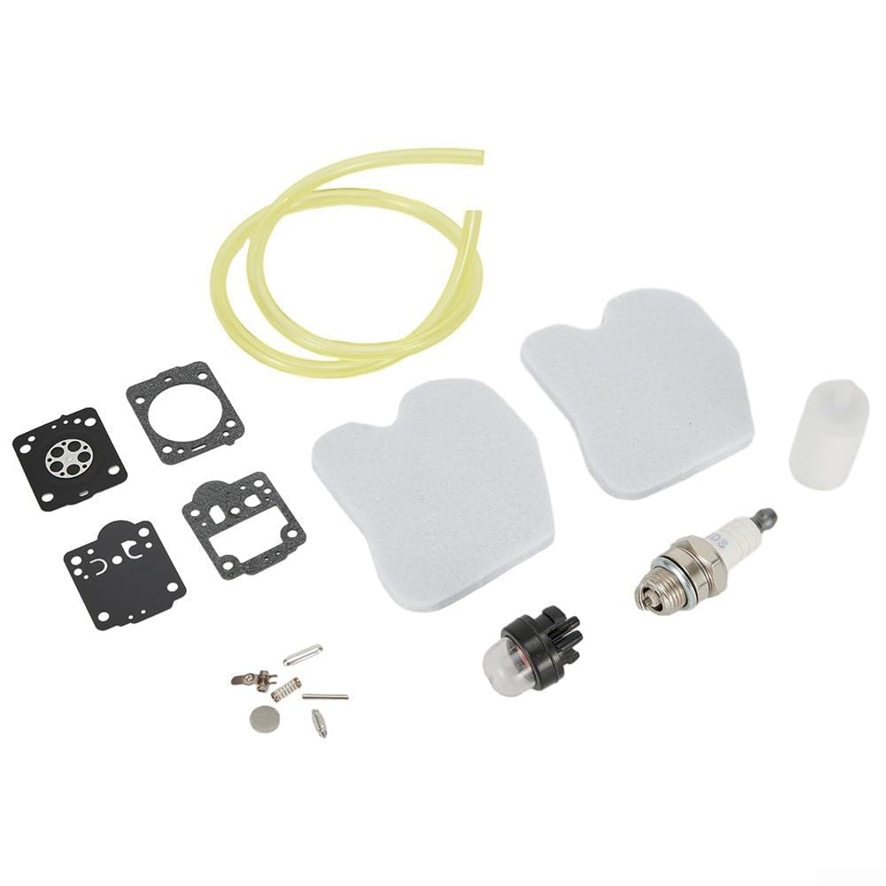 Chainsaw Maintenance Kit for McCulloch CS340 CS380 with Air Filter Fuel Filter for CARB Kit for PRIMER Bulb Fuel Line