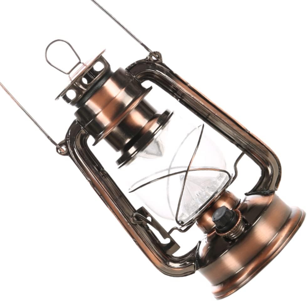 Wakauto 1pc Vintage Kerosene Lantern Led Camping Light Warm Glow for Outdoor Adventures and Nighttime