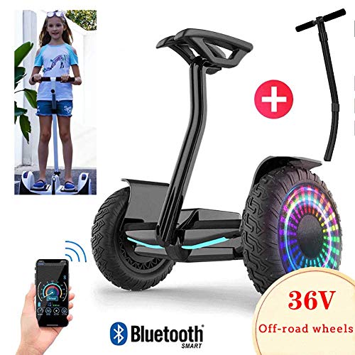 Scooter Self-Balance Board 10 'Hoverboard Self Balancing Elektroroller Mit Bluetooth-Lautsprecher, Led-Leuchten, Blinkenden Rädern, Sicheren