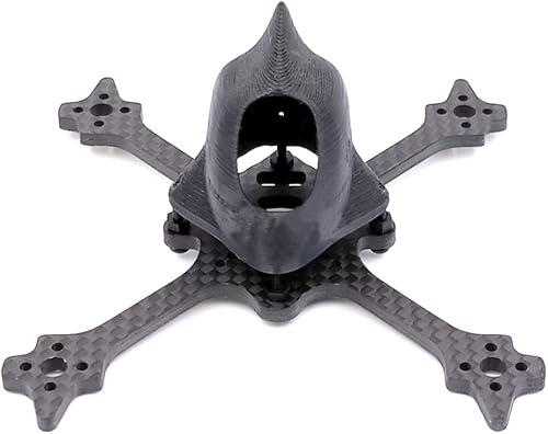 Miniatura 6 de QWinOut Eyas100 - Kit de marco de palillo de dientes de fibra de carbono 3K de 2.559 in con impresión 3D de 0.748 in0.551 in, toldo de cámara para