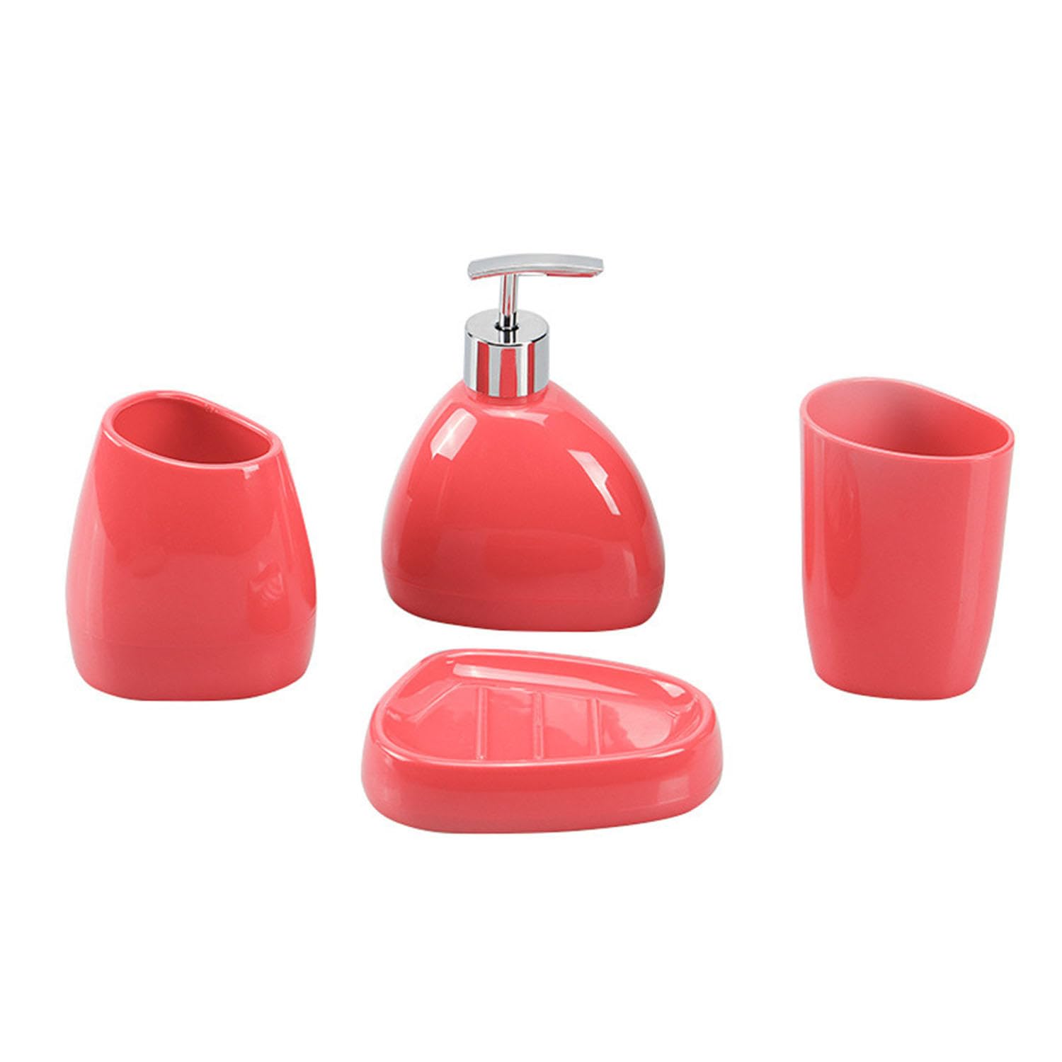 Ensemble d'accessoires de salle de bain en plastique PP résistant