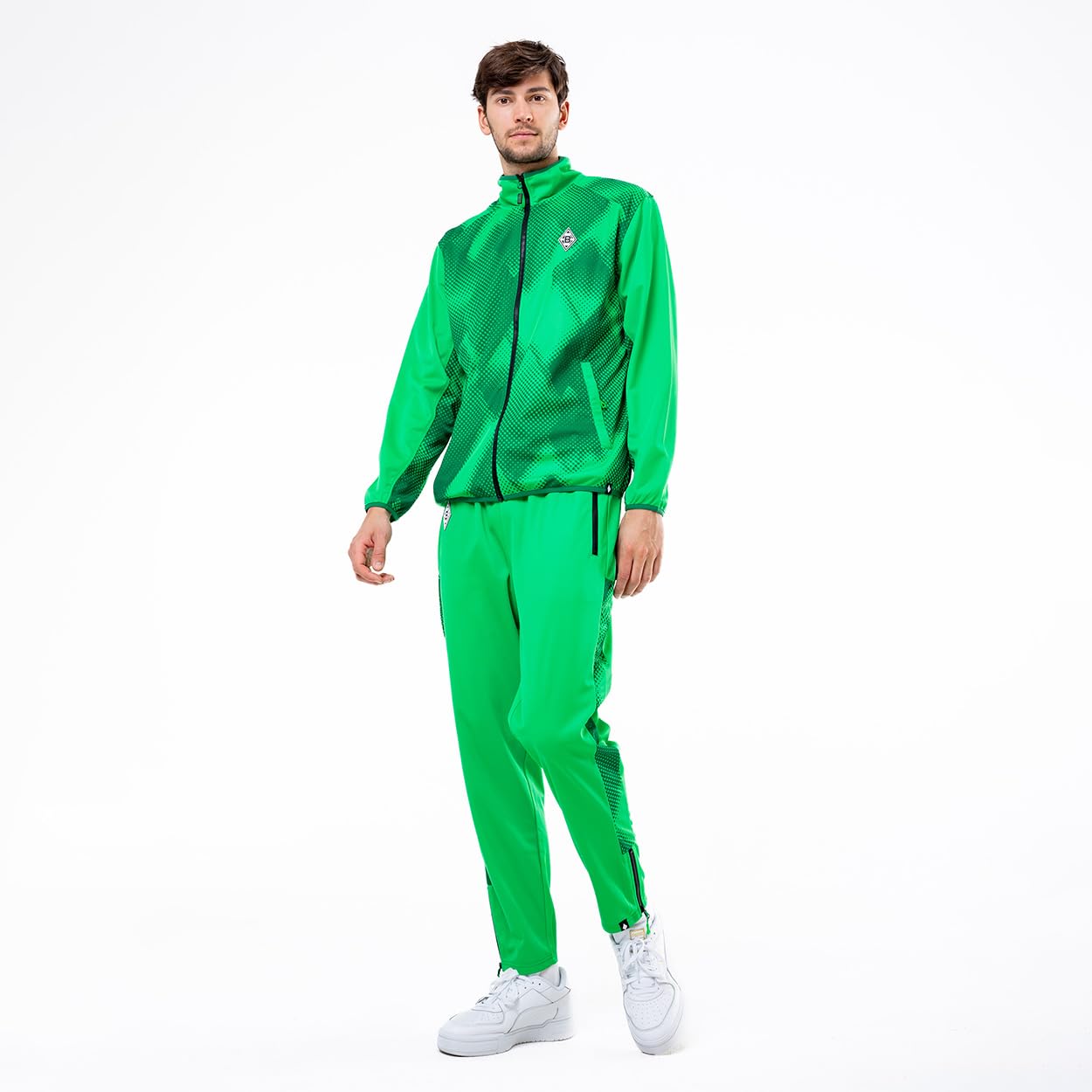 Borussia Mönchengladbach Trainingsjacke „Performance“ Grün | Offizieller Fanartikel Fohlenshop | Gladbach Trainingsjacke