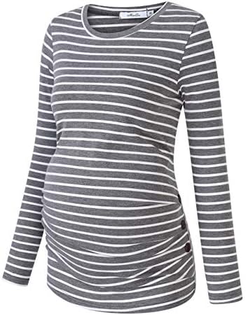 Coolmee Maternity Shirt Side Button and 