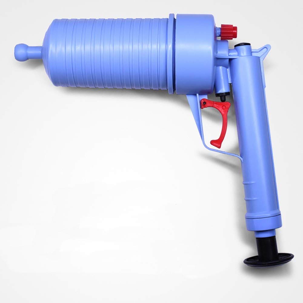 Sturalavandini a Pressione,Sturalavandini Aria compressa,Stantuffo WC,con 4 adattatori -utilizzato per Pulizia per Vasca da Bagno, Cucina, Bagno, Tubo Sewer.