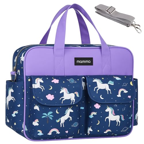 Image of MAMMA Diaper Bag for mothers for travel | Small Baby Bag for mother Travel, 3 ways carry | Mini Diaper Bags for Mom for Travel, Waterproof Baby Diaper Bag for mother carry with 9 months warranty