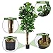 Goplus Fake Fiddle Leaf Fig Tree, 6FT Tall Artificial Tree Greenery Plants in Pots, Decorative Faux Trees for Indoor Home Office