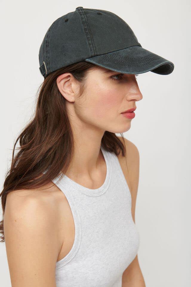 Image of Eohak Ponytail Baseball Hat Distressed Retro Washed Cotton Twill