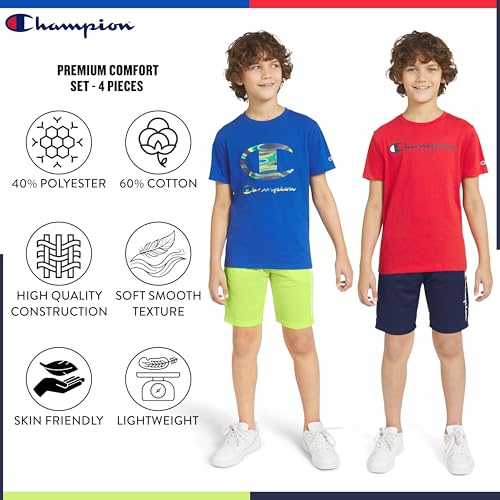 Image of Champion boys Champion Boys 4-piece Short Set