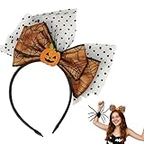 Diadema de calavera de Halloween, diadema para mujer, diadema de calabaza, accesorio para disfraz para carnaval y fiestas temáticas, fiestas, cosplay, tocado de mascarada, boda, carnaval
