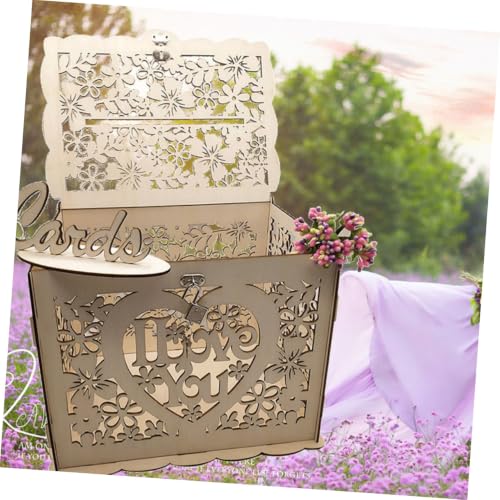Caja de madera para bodas: guarda tus sobres de banquetes de forma segura 3