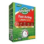 Gro-Sure 20500187 Fast Acting Grass Lawn Seed, 30 m2, 900 g, Blue,Green