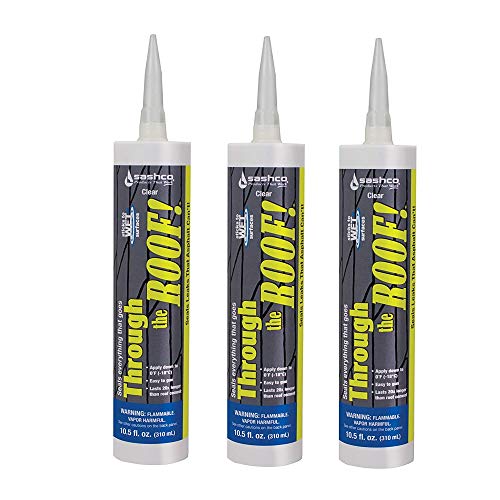 Sashco Through The Roof Sealant 10.5 oz Cartridge Clear (Pack of 3)