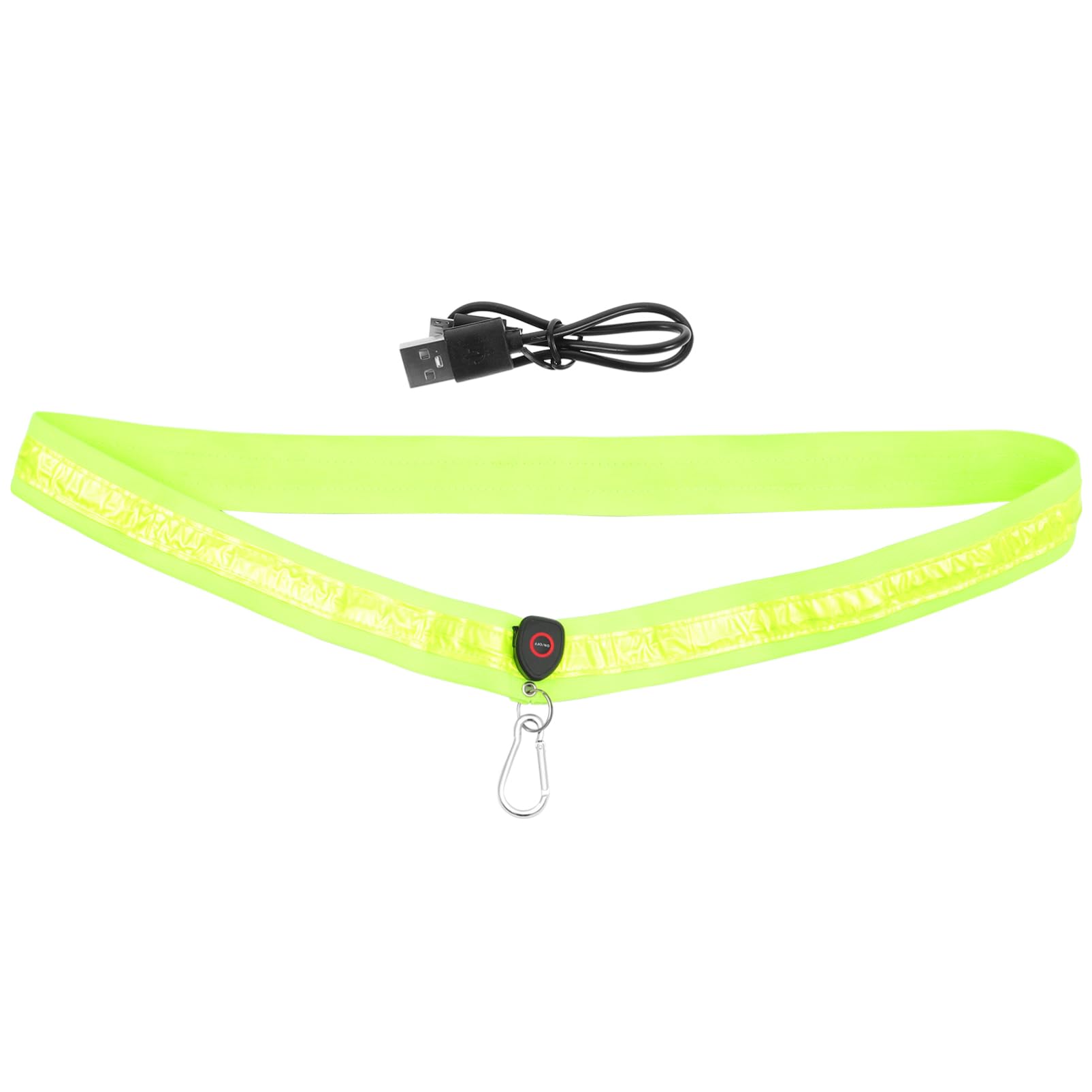 TOYANDONA Tirantes Cruzados Luminosos Luz LED Tren de rodaje Reflectante Corriendo Brazalete LED Correa de Hombro LED para Correr Equipo Nocturno Nylon Green
