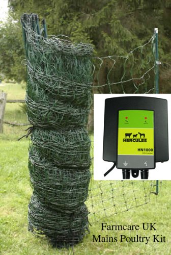 Farm Care Poultry net 25 meter 240v kit
