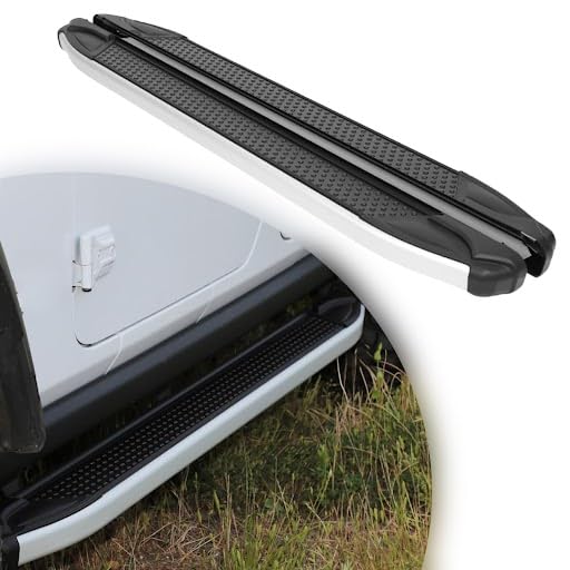 Estribos en aluminio negro para Land Rover Range Rover Sport