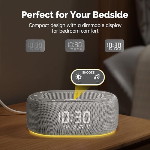 1Mii White Noise Machine with Alarm Clock, Sound Machine for Sleep for Adult Baby, Smart - image 8