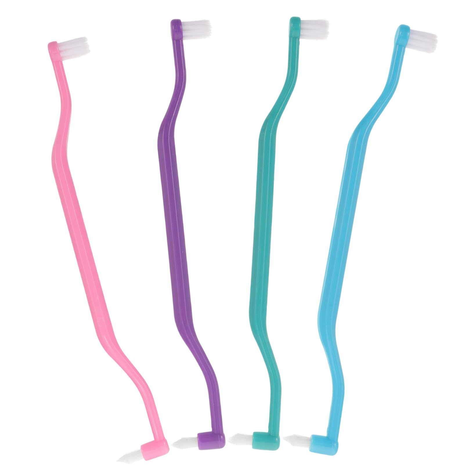 BESTYASH 5 Ensembles Brosse À Dents À Double Tête Pour Entre Les Brosses À Dents Gencive Brossettes Interdentaires Brosse Inter-espace Quotidienne Brosses À Dents À Double Tête 4 Pièces * 5