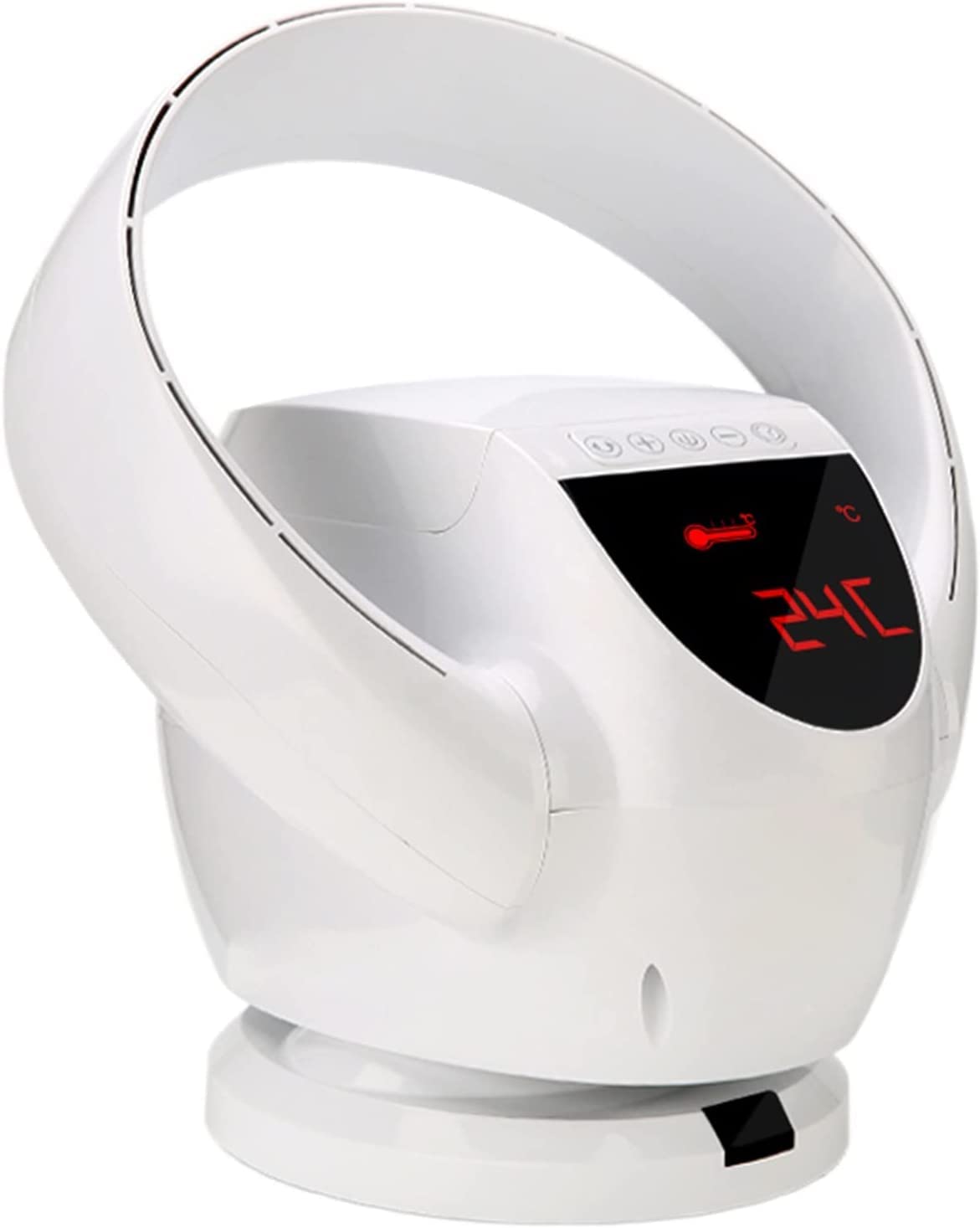 Wall Mounted Bladeless Fan Industrial Electrical FanDurable and absolutely safe to use Bladeless Desk Fan 8 Speed Office