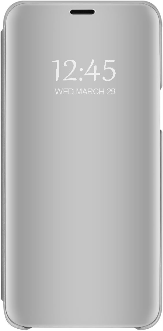 Case for Samsung Galaxy A9 2018,Mirror Cover Clear View Flip Folio 360 Degree Full Body Case for Galaxy A9 2018