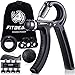 FitBeast Handtrainer Fingertrainer, Griffkraft Trainer Trainingsset - 5er-Pack, Verstellbarer Grip Trainer, Finger Trainingsgerät, Handgelenk Trainer, Trainingsring & Stressabbau-Griffkugel