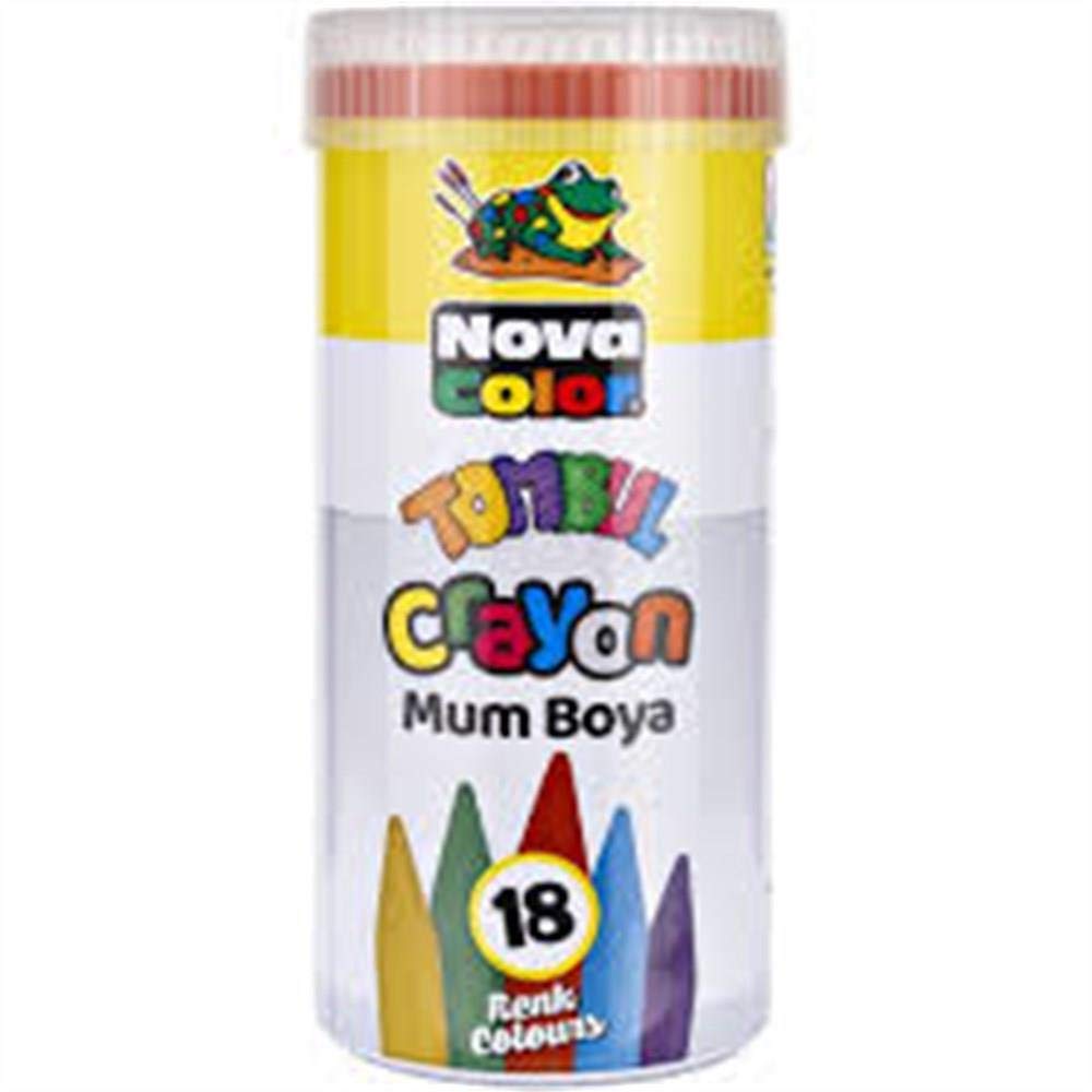 Nova Color Mum Boya Tombul Metal Tüp 18 Renk