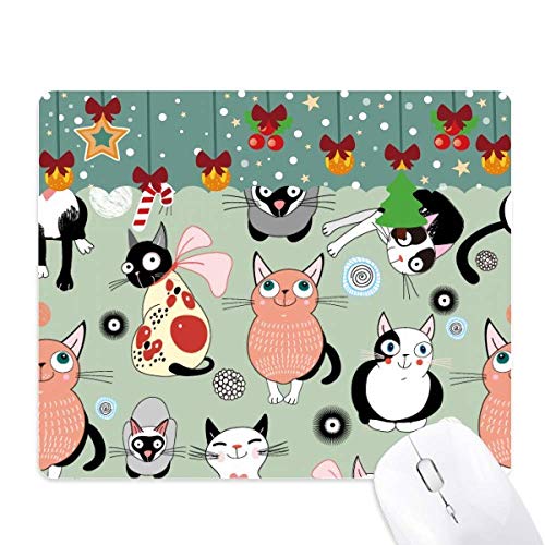 Tapis de souris chat mignon caoutchouc durable accessoire bureau PC