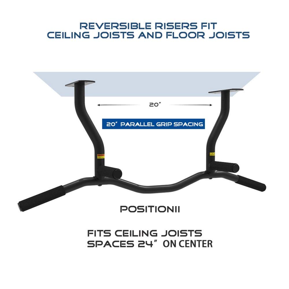 Barre per Trazioni Barra Orizzontale per Il Fitness di Sicurezza per Telaio della Porta Interna di Casa, Attrezzatura Sportiva per Allenamento Muscolare Multigruppo, Carico Sicuro 300 kg (Stile2)