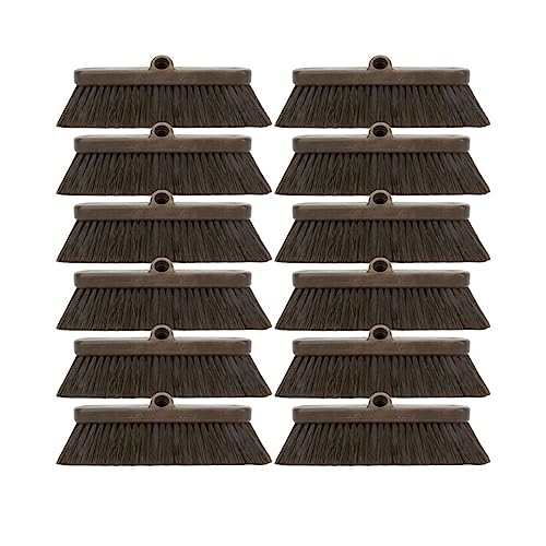 Image of SPARTA 41278EC01 Flo-Thru Plastic Wall Scrub Brush, Equipment Brush With Soft Nylex Bristles For Industrial Kitchens, Hospitals, Commercial Cleaning, 4 Inches, Brown, (Pack of 12)