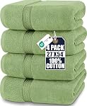 Utopia Towels – Utopia Towels 4er-Pack Badetücher Set, 69 x 137 cm, Salbeigr