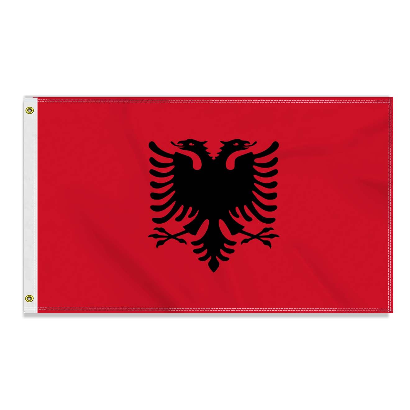3×5 FT Albania Flag, Large 90×150 CM 150D albanian Outdoor Banner,Decor Garden With Brass Gromment — image 1