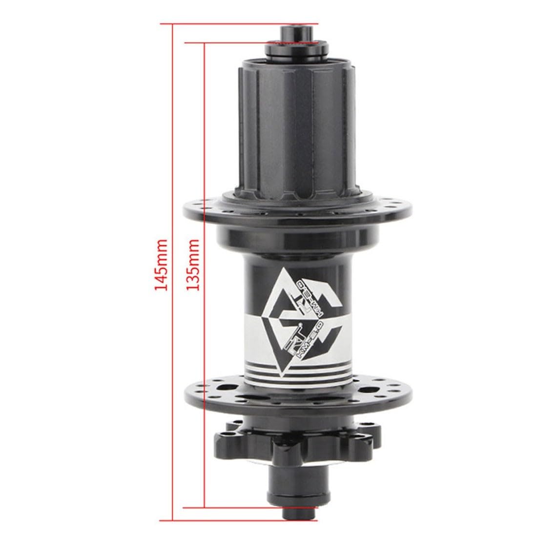 Mozzo Posteriore Per Mountain Bike 32H Freno Disco Sgancio Rapido 10x135mm