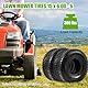 2-Pack 15x6.00-6 Reifen und Innenrohr Set TR-13 Gerade Ventil Stamm Naturkautschuk 4-Schicht mit Rohr 400 lbs Kapazität Ersatz Reiten Mäher Vorderrad Montage