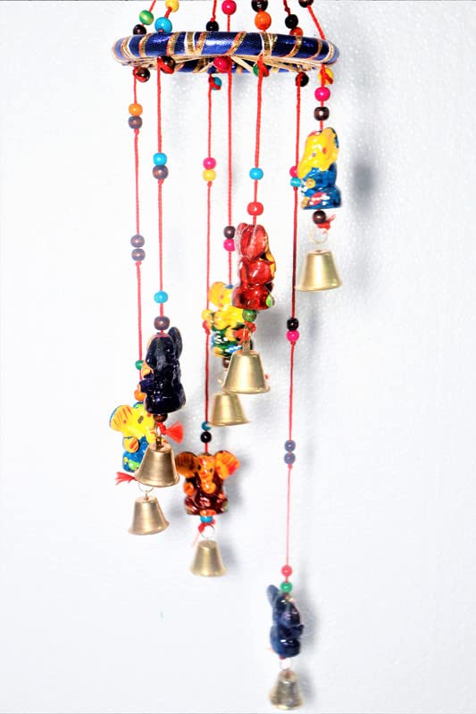 Jaipur Ace Door Hanging Bell Toran Wind Chime with Bells Latkan