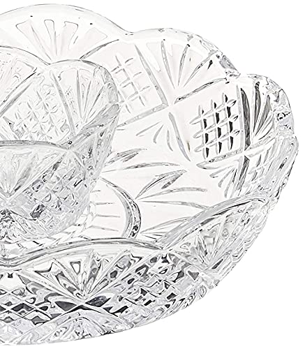 Godinger 25989 Crystal Appetizer Serving Platter thumb #2