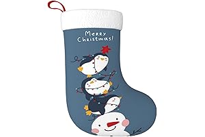 Personalized Funny Penguin Christmas Stocking