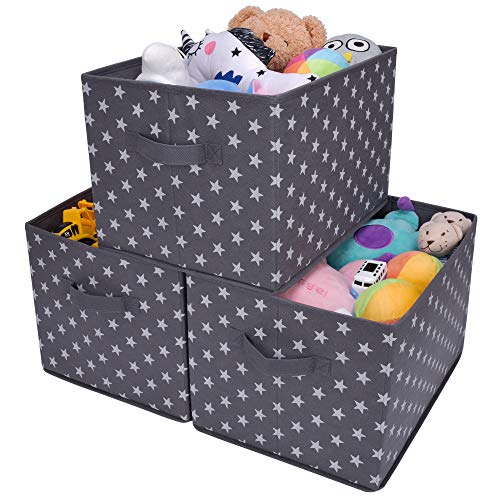 GRANNY SAYS Kid’s Fabric Storage Bin Toy Storage Basket, Nursery Storage Closet Organizer