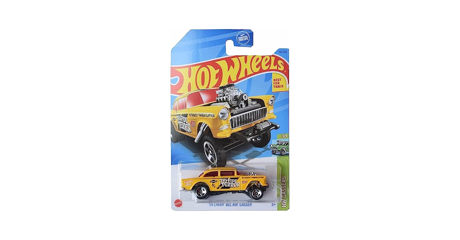 Amazon.com: Hot Wheels '55 Chevy Bel Air Gasser, HW Gassers