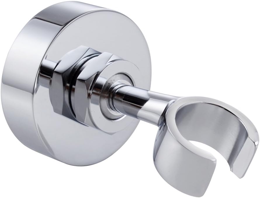 Brass Universal 360° Rotatable Angle Adjustable Shower Holder Wall Mounted Shower Bracket, Replacement for Bathroom Shower Accessory, Chrome Plating