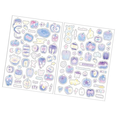 Einfach anzubringender bunter Obst Scrapbooking Aufkleber für handgefertigte Tagebücher, Kinderhandwerk und kreative Kunstwerksammlung, wasserfester Briefpapier Aufkleber